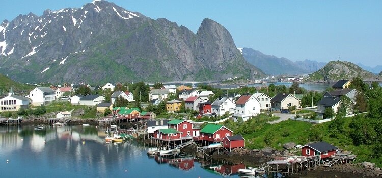 Et fiskevær i Lofoten